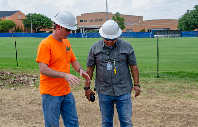 ASU Soccer Stands by JAJ Property Services